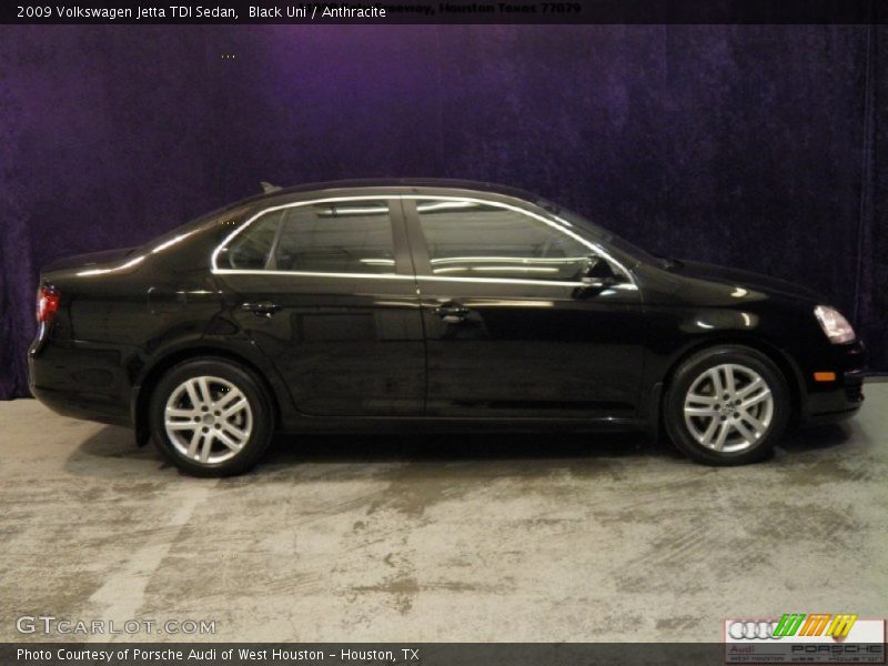 Black Uni / Anthracite 2009 Volkswagen Jetta TDI Sedan