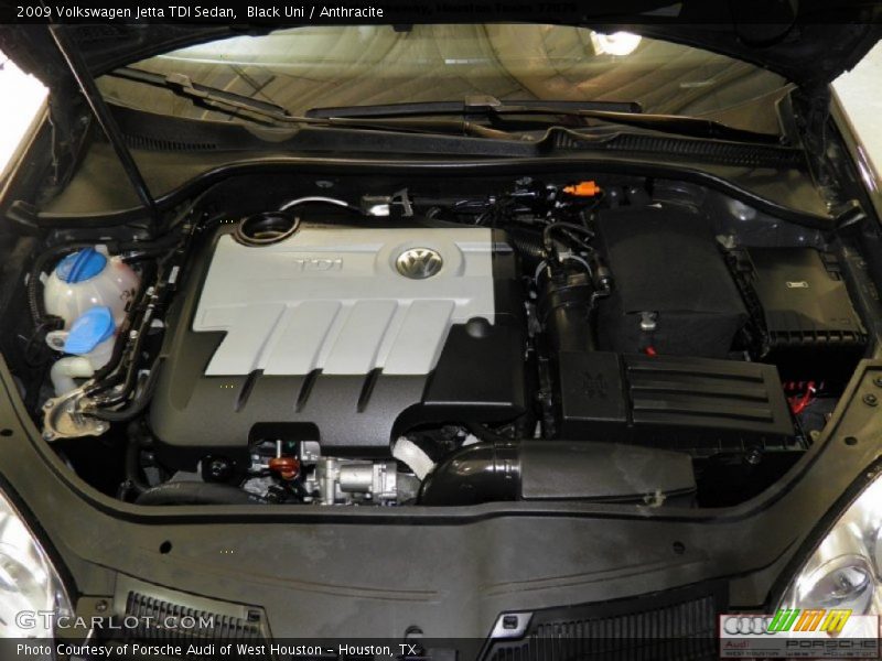 Black Uni / Anthracite 2009 Volkswagen Jetta TDI Sedan