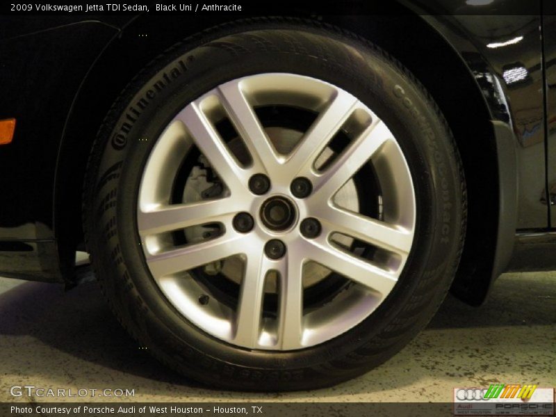 Black Uni / Anthracite 2009 Volkswagen Jetta TDI Sedan
