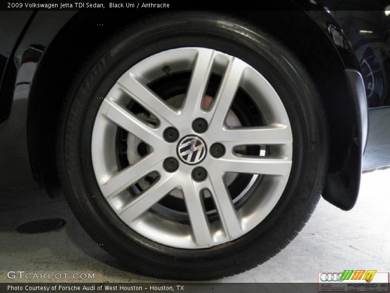 Black Uni / Anthracite 2009 Volkswagen Jetta TDI Sedan