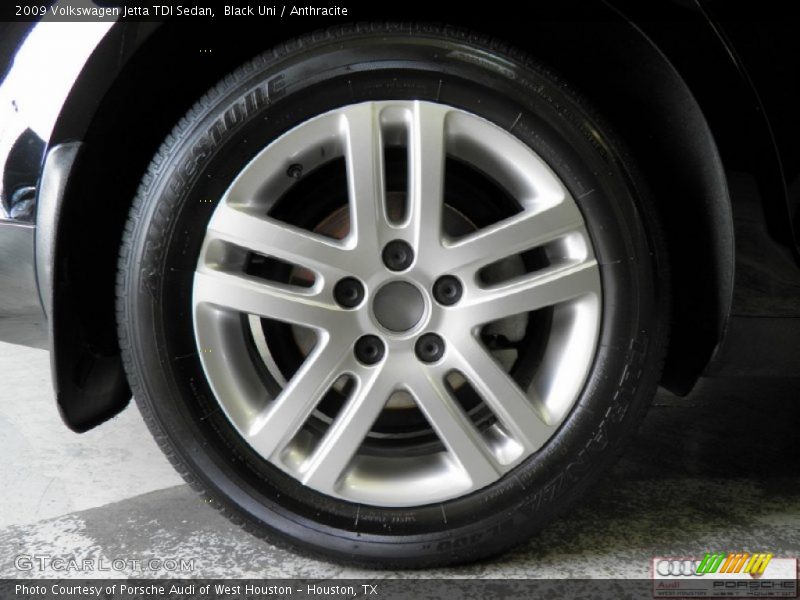 Black Uni / Anthracite 2009 Volkswagen Jetta TDI Sedan
