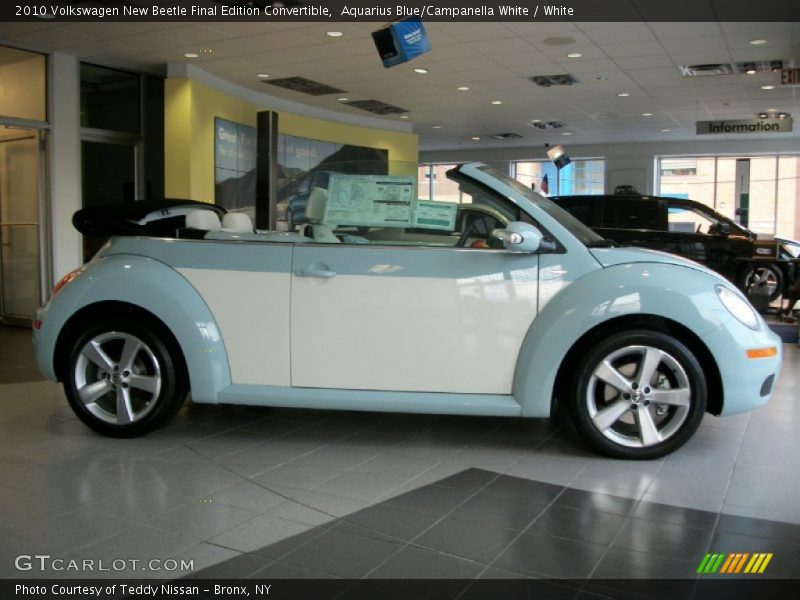  2010 New Beetle Final Edition Convertible Aquarius Blue/Campanella White