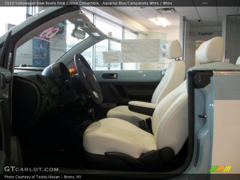 Aquarius Blue/Campanella White / White 2010 Volkswagen New Beetle Final Edition Convertible