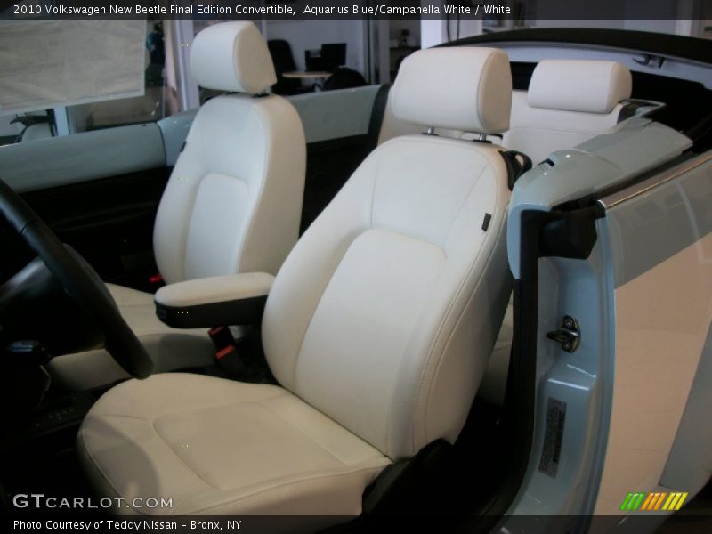 Aquarius Blue/Campanella White / White 2010 Volkswagen New Beetle Final Edition Convertible