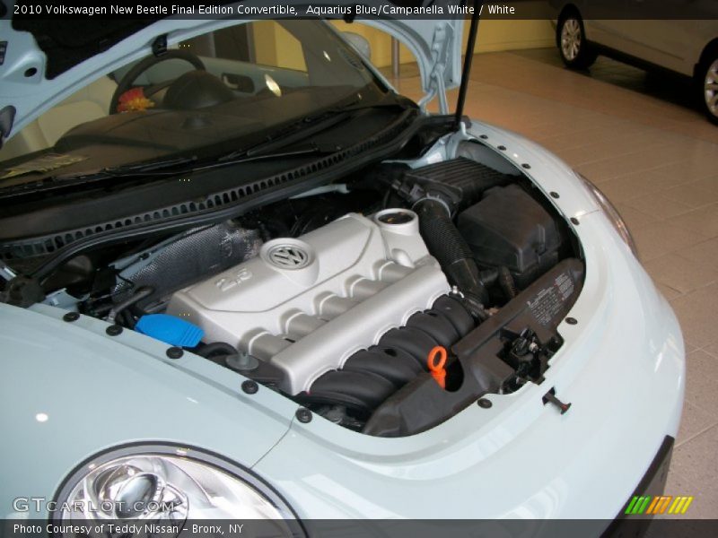  2010 New Beetle Final Edition Convertible Engine - 2.5 Liter DOHC 20-Valve 5 Cylinder