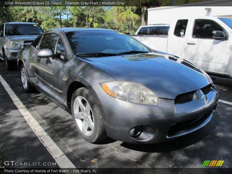 Titanium Gray Pearl / Medium Gray 2006 Mitsubishi Eclipse GS Coupe