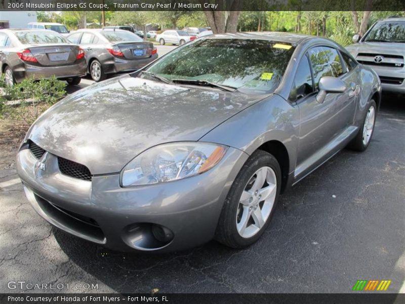 Titanium Gray Pearl / Medium Gray 2006 Mitsubishi Eclipse GS Coupe