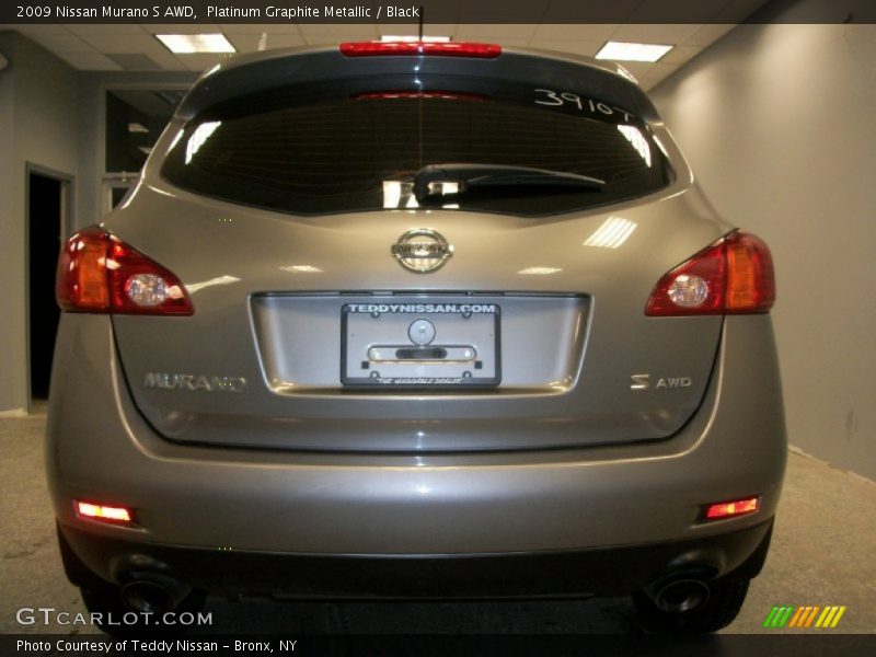 Platinum Graphite Metallic / Black 2009 Nissan Murano S AWD