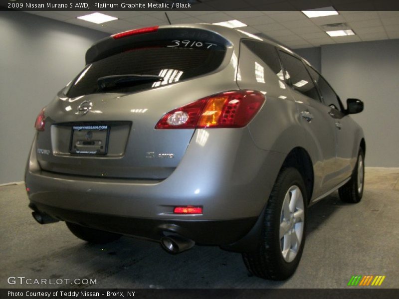 Platinum Graphite Metallic / Black 2009 Nissan Murano S AWD