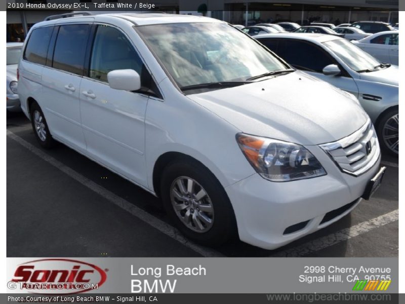Taffeta White / Beige 2010 Honda Odyssey EX-L
