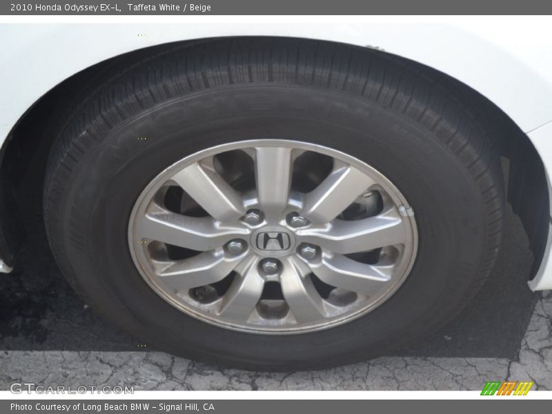 Taffeta White / Beige 2010 Honda Odyssey EX-L