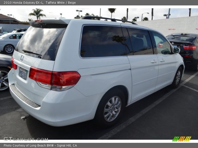 Taffeta White / Beige 2010 Honda Odyssey EX-L
