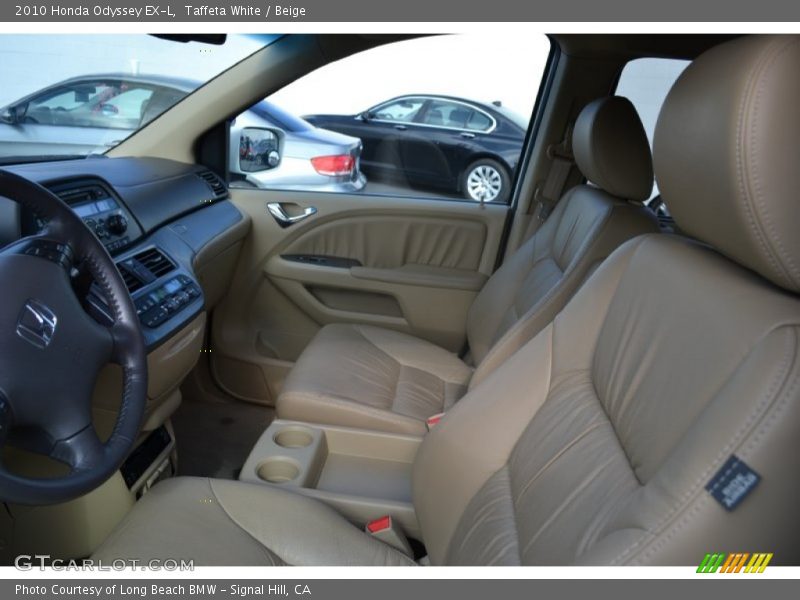 Taffeta White / Beige 2010 Honda Odyssey EX-L