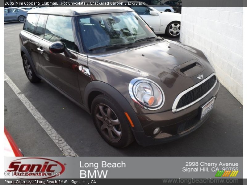 Hot Chocolate / Checkered Carbon Black/Black 2009 Mini Cooper S Clubman