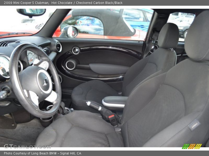 Hot Chocolate / Checkered Carbon Black/Black 2009 Mini Cooper S Clubman