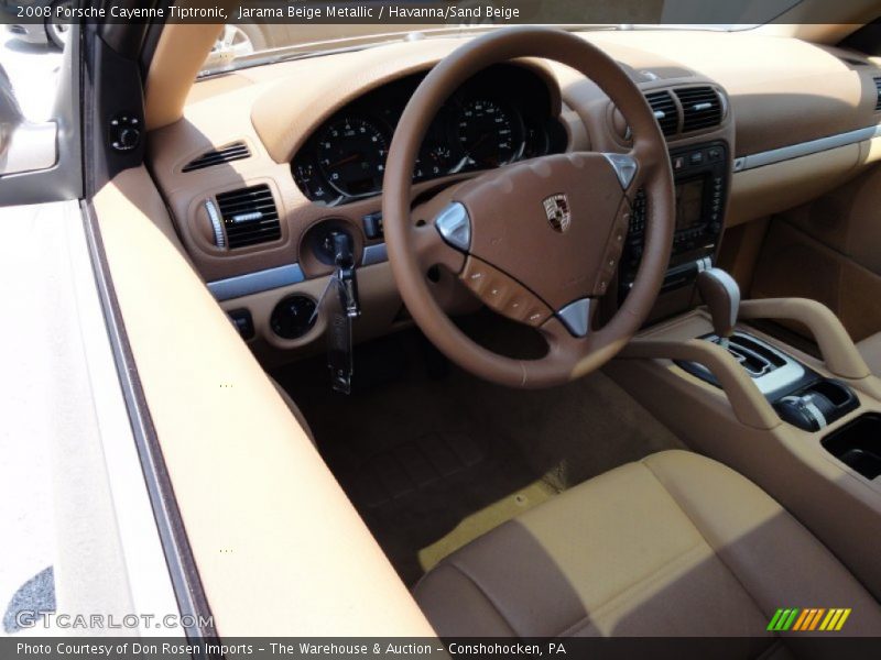 Jarama Beige Metallic / Havanna/Sand Beige 2008 Porsche Cayenne Tiptronic