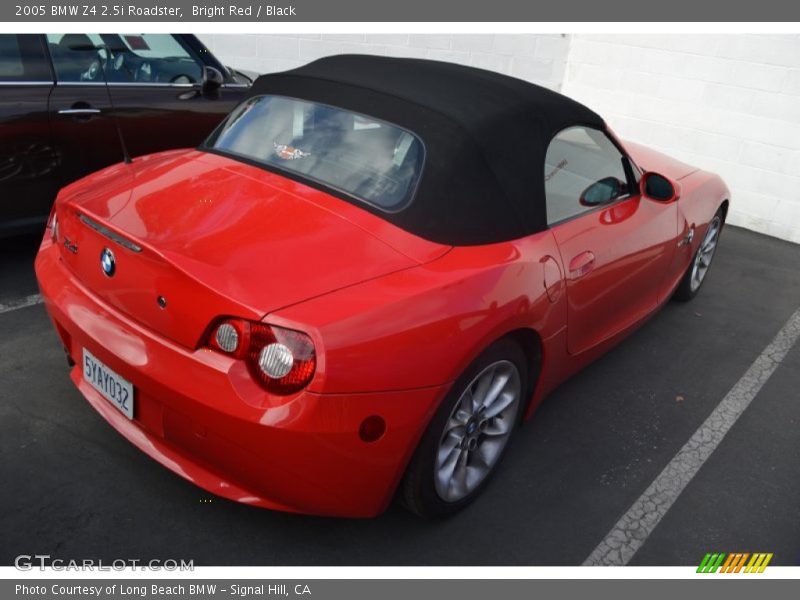 Bright Red / Black 2005 BMW Z4 2.5i Roadster