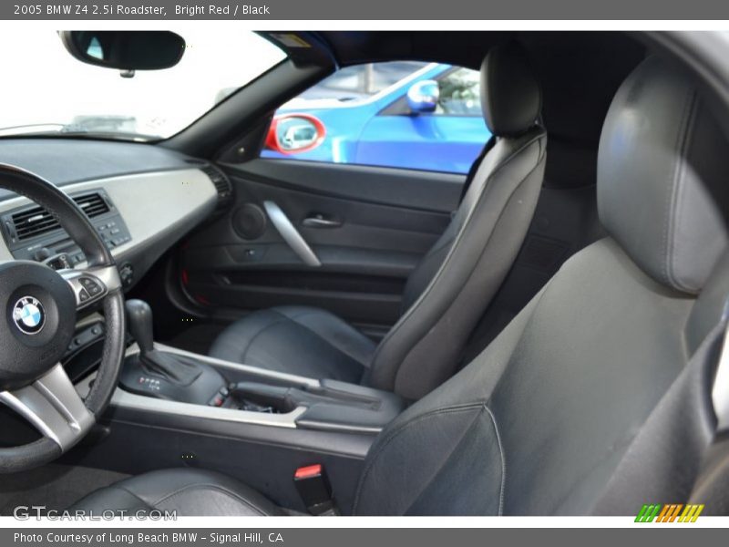 Bright Red / Black 2005 BMW Z4 2.5i Roadster