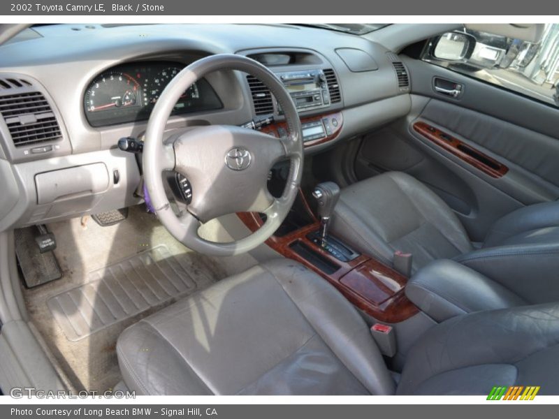 Black / Stone 2002 Toyota Camry LE