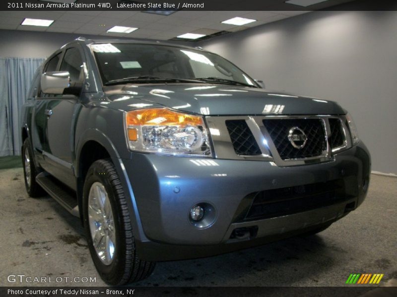 Lakeshore Slate Blue / Almond 2011 Nissan Armada Platinum 4WD