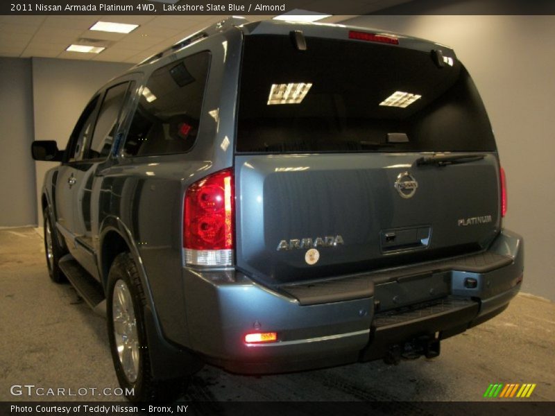 Lakeshore Slate Blue / Almond 2011 Nissan Armada Platinum 4WD