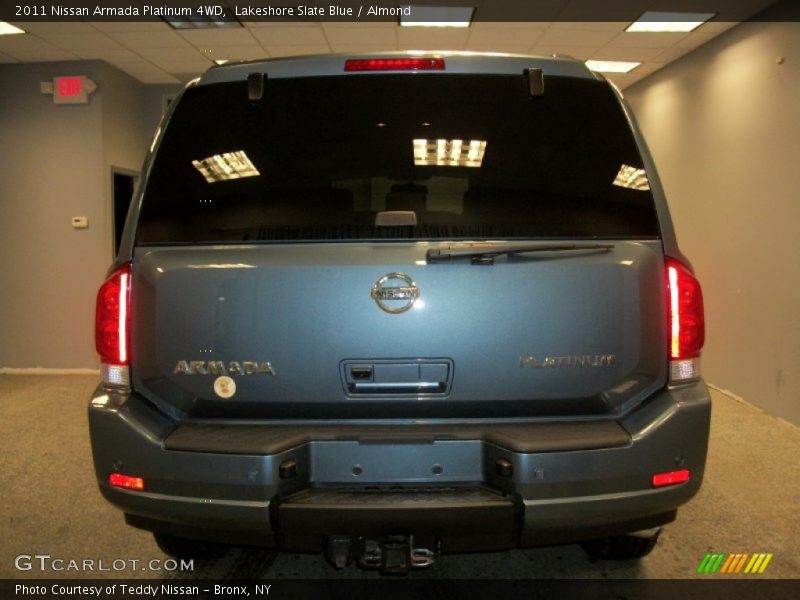 Lakeshore Slate Blue / Almond 2011 Nissan Armada Platinum 4WD