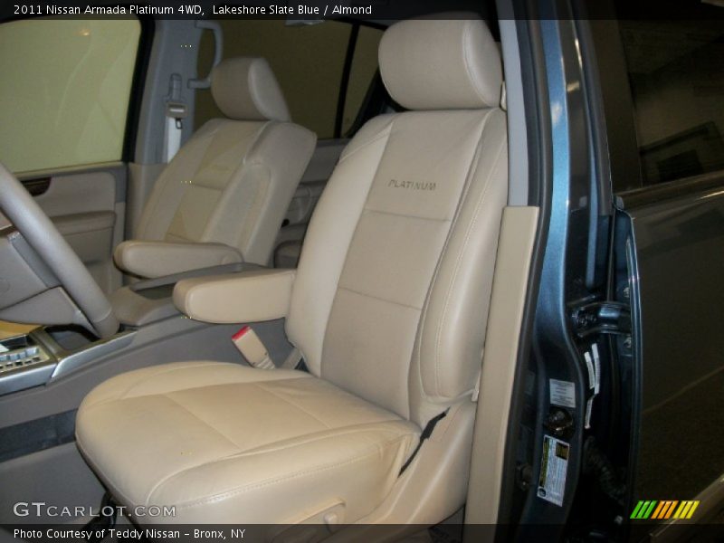 Lakeshore Slate Blue / Almond 2011 Nissan Armada Platinum 4WD