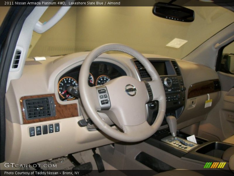 Lakeshore Slate Blue / Almond 2011 Nissan Armada Platinum 4WD