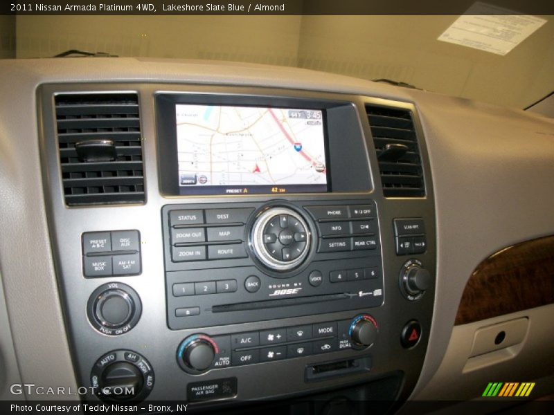 Lakeshore Slate Blue / Almond 2011 Nissan Armada Platinum 4WD