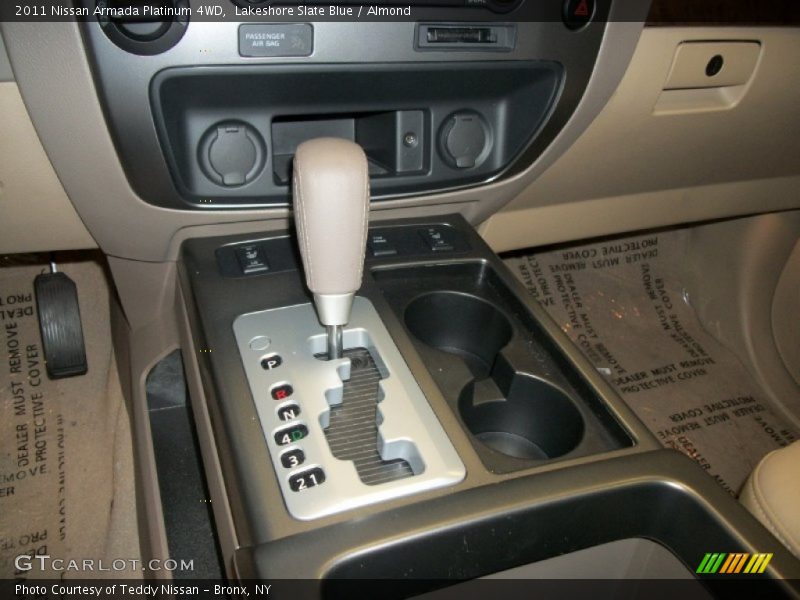 Lakeshore Slate Blue / Almond 2011 Nissan Armada Platinum 4WD