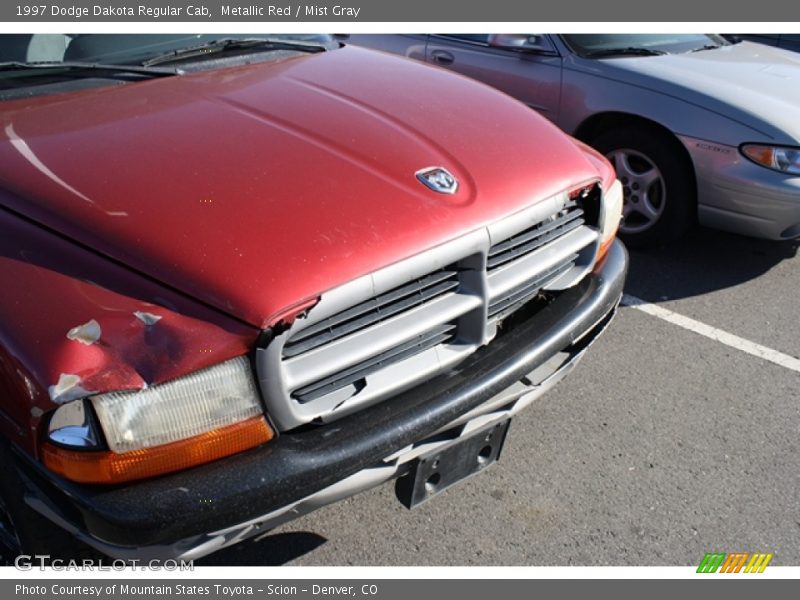 Metallic Red / Mist Gray 1997 Dodge Dakota Regular Cab