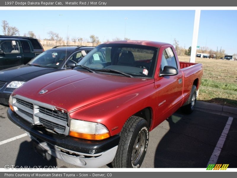 Metallic Red / Mist Gray 1997 Dodge Dakota Regular Cab
