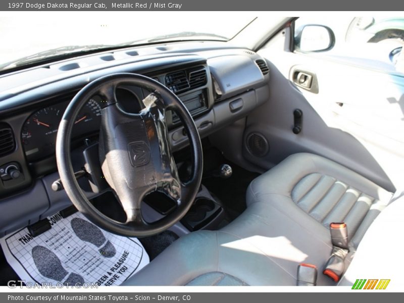 Metallic Red / Mist Gray 1997 Dodge Dakota Regular Cab