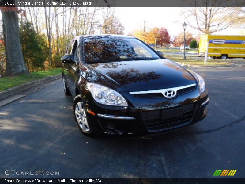 Black / Black 2011 Hyundai Elantra Touring GLS