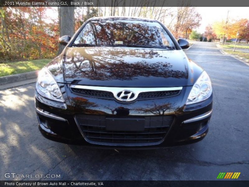 Black / Black 2011 Hyundai Elantra Touring GLS