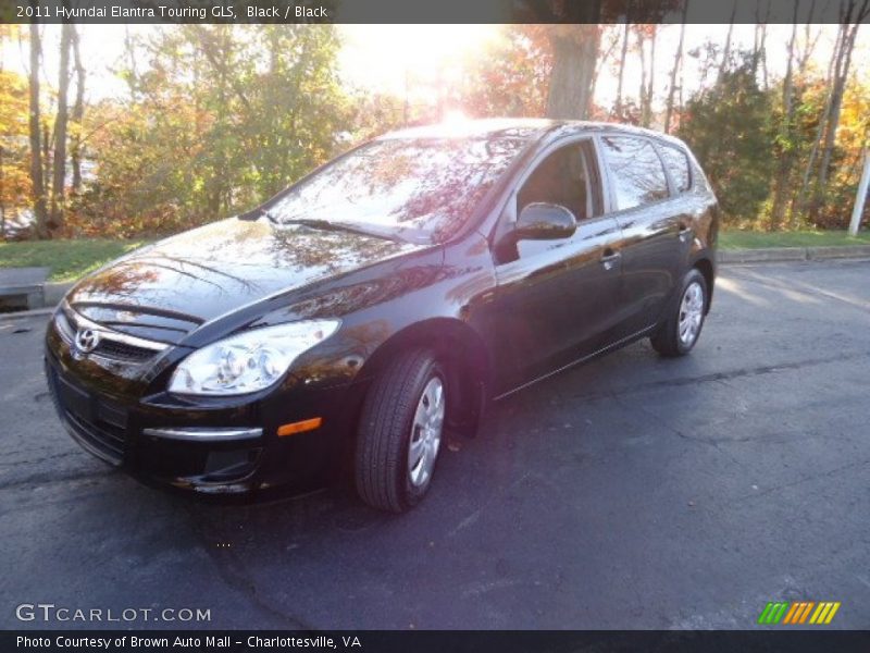 Black / Black 2011 Hyundai Elantra Touring GLS