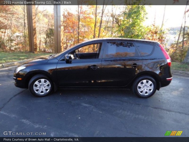 Black / Black 2011 Hyundai Elantra Touring GLS