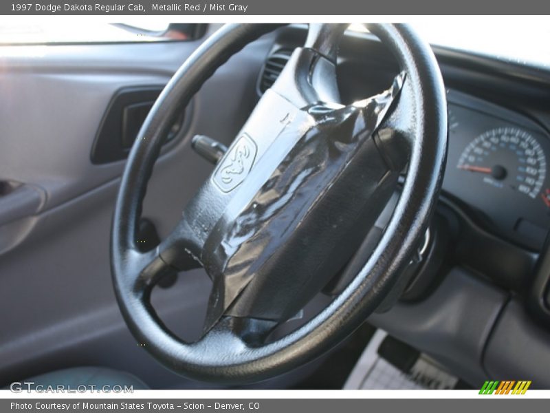 Metallic Red / Mist Gray 1997 Dodge Dakota Regular Cab