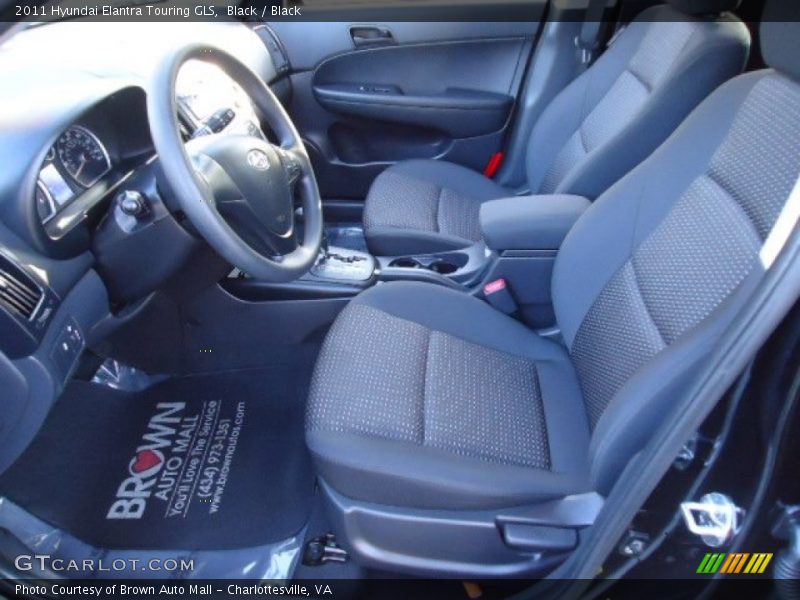 Black / Black 2011 Hyundai Elantra Touring GLS