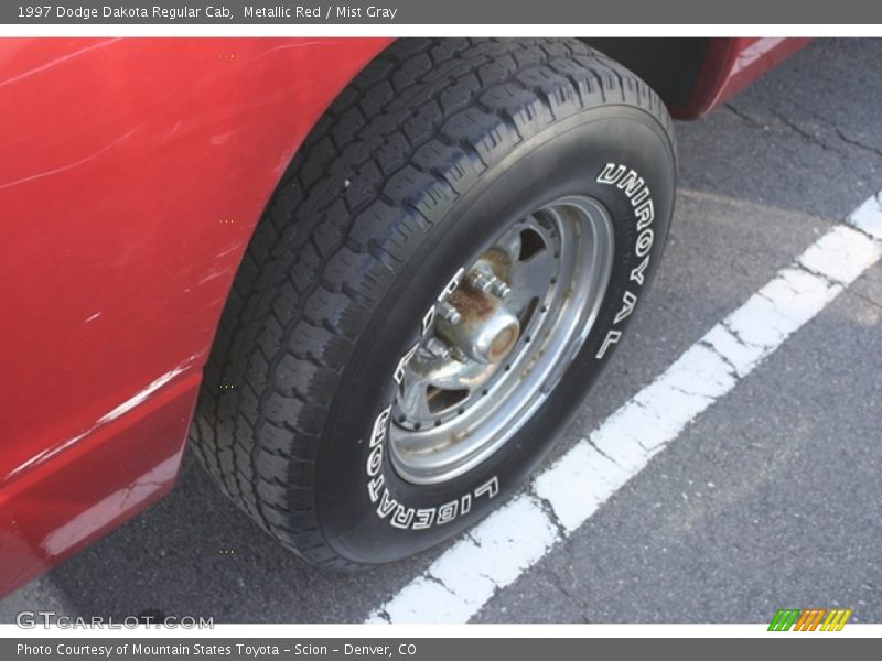 Metallic Red / Mist Gray 1997 Dodge Dakota Regular Cab