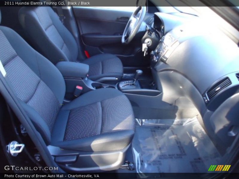 Black / Black 2011 Hyundai Elantra Touring GLS