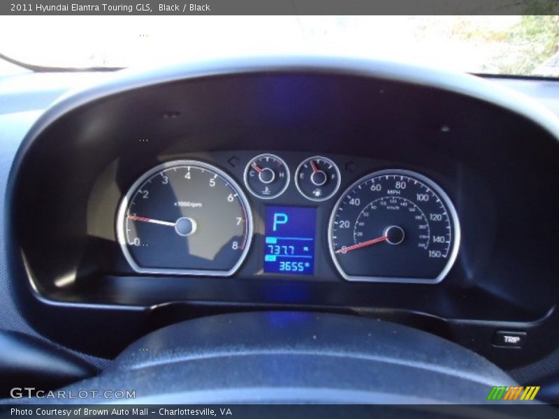 Black / Black 2011 Hyundai Elantra Touring GLS
