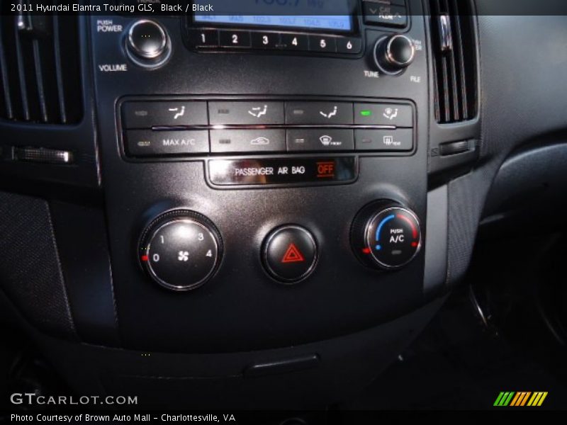 Black / Black 2011 Hyundai Elantra Touring GLS