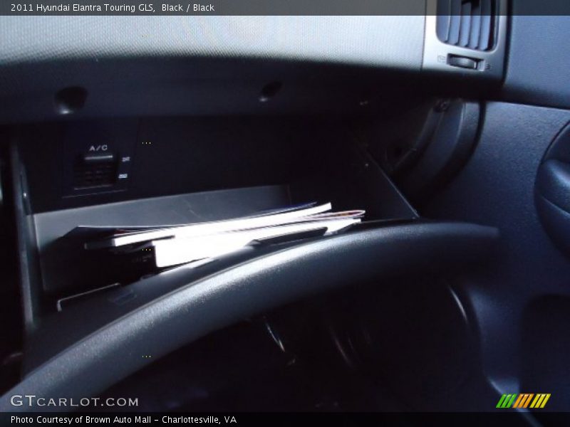 Black / Black 2011 Hyundai Elantra Touring GLS