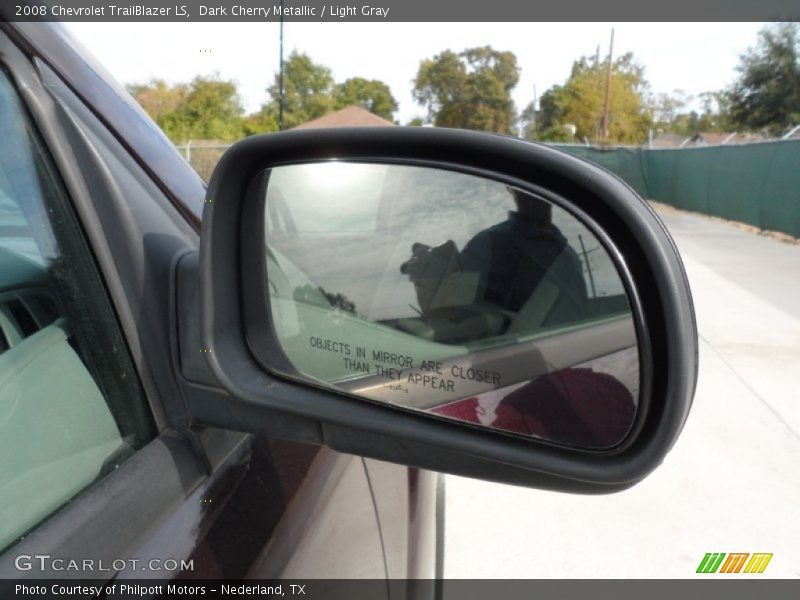 Dark Cherry Metallic / Light Gray 2008 Chevrolet TrailBlazer LS