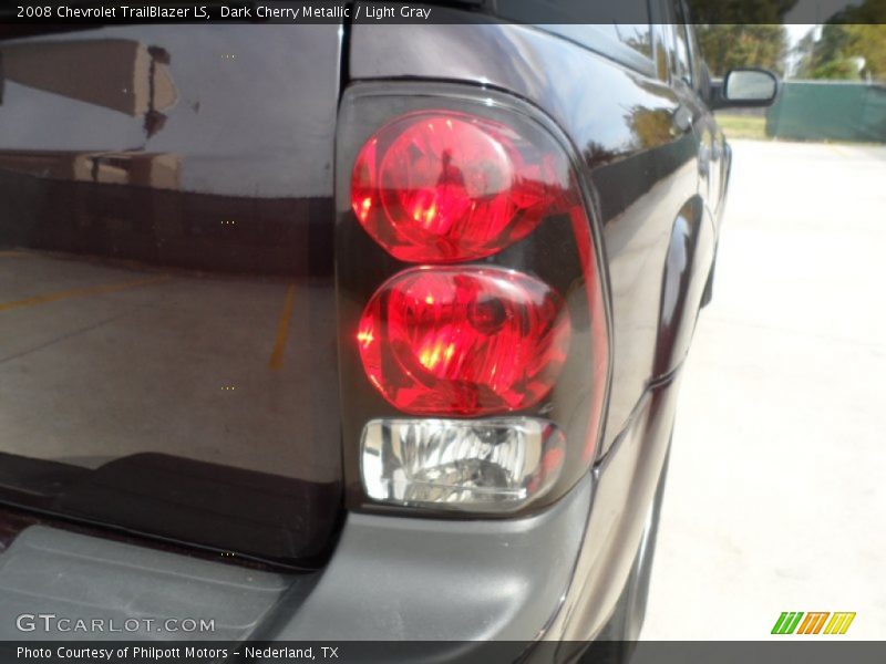 Dark Cherry Metallic / Light Gray 2008 Chevrolet TrailBlazer LS