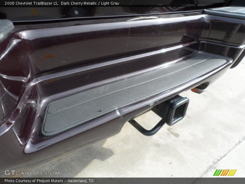 Dark Cherry Metallic / Light Gray 2008 Chevrolet TrailBlazer LS