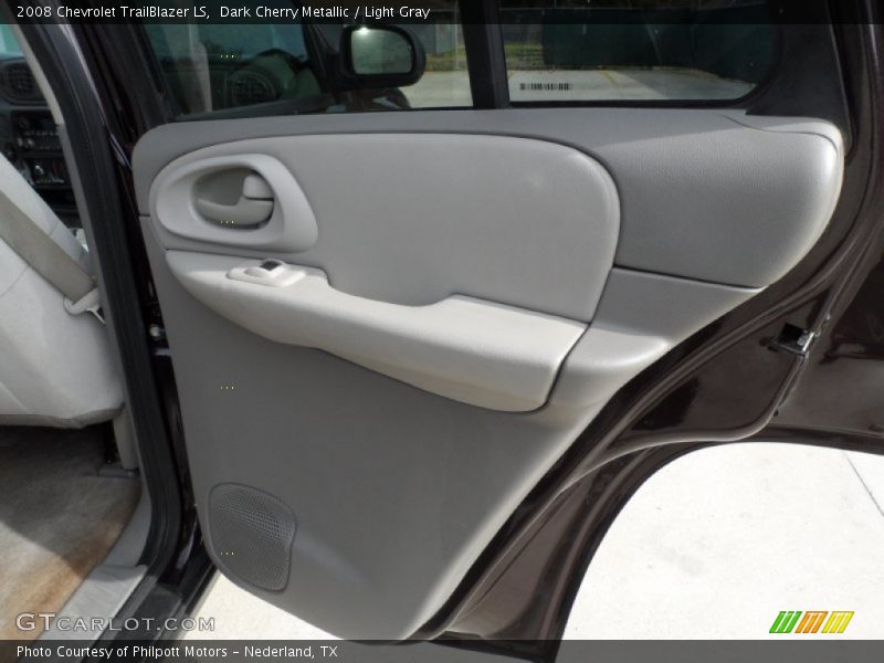 Dark Cherry Metallic / Light Gray 2008 Chevrolet TrailBlazer LS