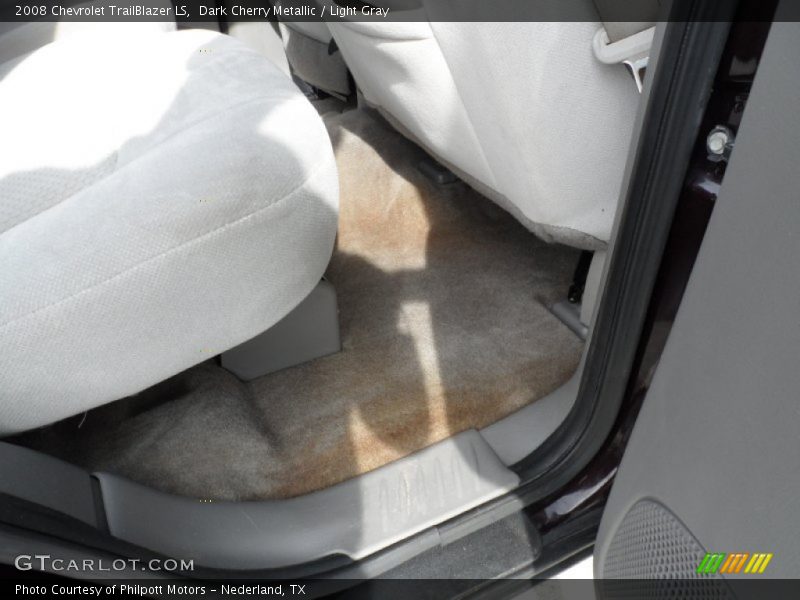 Dark Cherry Metallic / Light Gray 2008 Chevrolet TrailBlazer LS