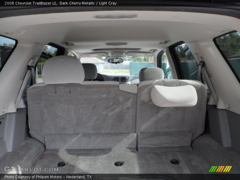 Dark Cherry Metallic / Light Gray 2008 Chevrolet TrailBlazer LS